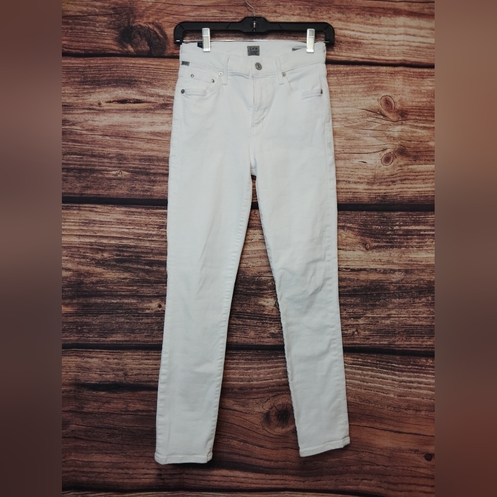 Citizens Of Humanity Women's White Jeans Size 24 Immaculate Condition!